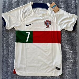 Ronaldo Men's M NWT Portugal World Cup away jersey